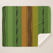 modernes abstraktes Linienmuster Sherpadecke (Vorderseite (Horizontal))