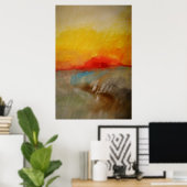 Modernes Abstraktes Malerposter Poster (Heimbüro)