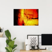 Modernes Abstraktes Malerposter Poster (Heimbüro)