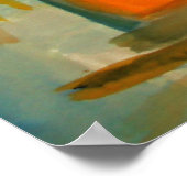 Modernes Abstraktes Malerposter Poster (Ecke)