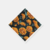 Modernes Abstraktes Marigold Serviette (Ecke)