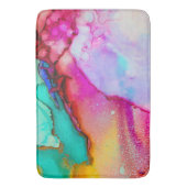 Modernes Abstraktes Marmordesign Badematte (Vorderseite Vertikal)