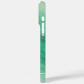 Modernes Abstraktes Marmordesign mit Initialen & N Case-Mate iPhone Hülle (Rückseite / Links)