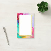 Modernes Abstraktes Marmordesign Post-it Klebezettel (Büro)