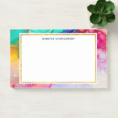 Modernes Abstraktes Marmordesign Post-it Klebezettel (Büro)