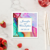 Modernes Abstraktes Marmordesign Serviette (Beispiel)