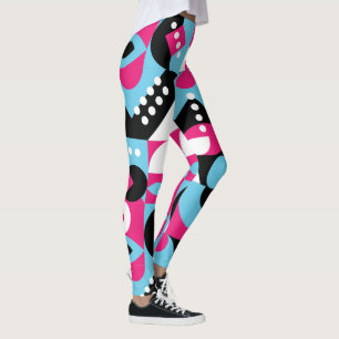 Modernes Abstraktes Masterpiece mit geometrischer Leggings