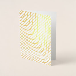Modernes Abstraktes Minimalistisches Gold Folienkarte