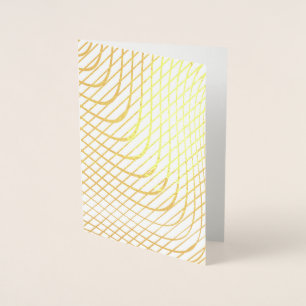 Modernes Abstraktes Minimalistisches Gold Folienkarte