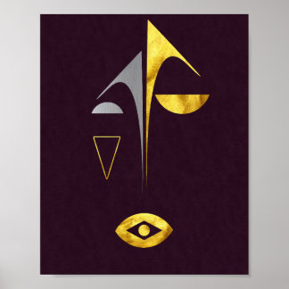 Modernes Abstraktes Minimalistisches Poster