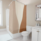 Modernes Abstraktes Mittelalter Duschvorhang (Beispiel)