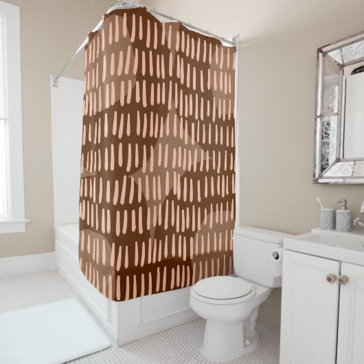 Modernes Abstraktes Mittelalter Duschvorhang (Beispiel)