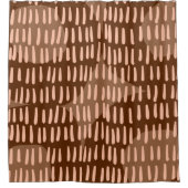 Modernes Abstraktes Mittelalter Duschvorhang (Vorderseite)