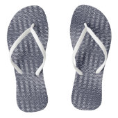 Modernes Abstraktes Moiré-Effektmuster Cool einzig Badesandalen (Fußbett)