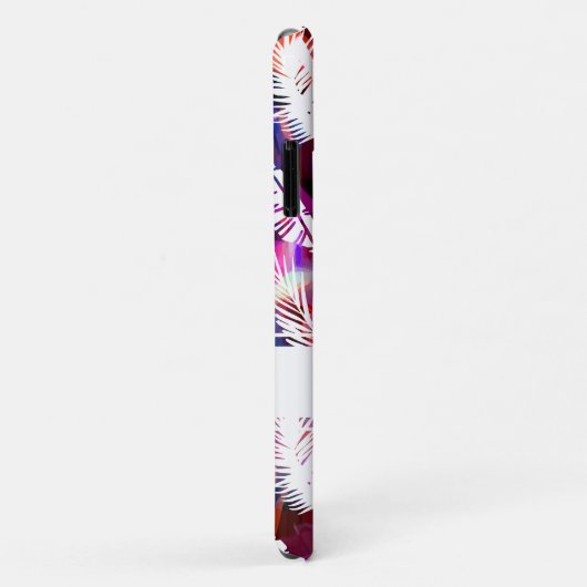 Modernes Abstraktes Monogramm-Tropenmuster Case-Mate iPhone Hülle (Hinten/Rechts)