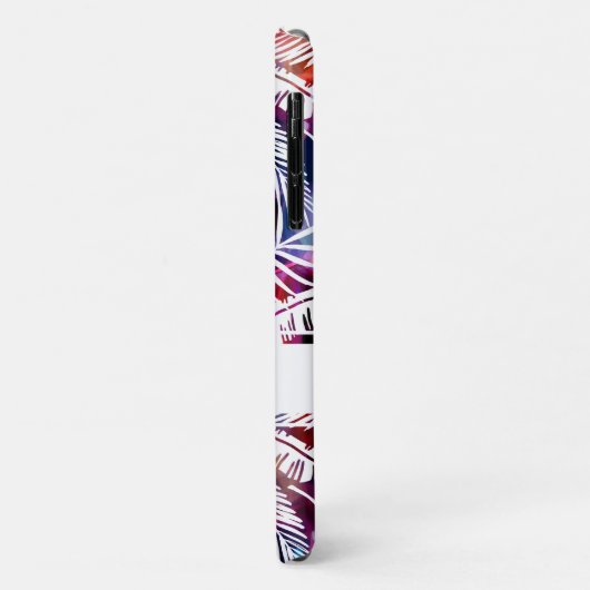 Modernes Abstraktes Monogramm-Tropenmuster Case-Mate iPhone Hülle (Hinten/Links)