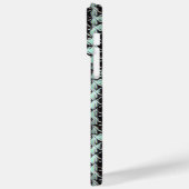 Modernes abstraktes Muster 1187 - iPhone Case (Rückseite / Links)