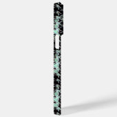 Modernes abstraktes Muster 1187 - iPhone Case (Rückseite / Rechts)