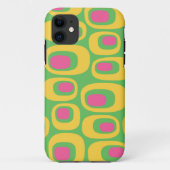 Modernes Abstraktes Muster aus der Mitte des Jahrh Case-Mate iPhone Hülle (Rückseite)