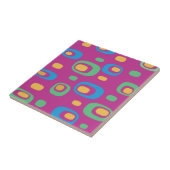 Modernes Abstraktes Muster aus der Mitte des Jahrh Fliese (Seite)