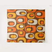 Modernes Abstraktes Muster aus der Mitte des Jahrh Wandteppich (Vorderseite (Horizontal))