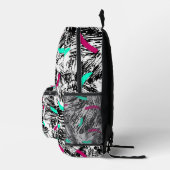 Modernes Abstraktes Muster. Bedruckter Rucksack (Rechts)