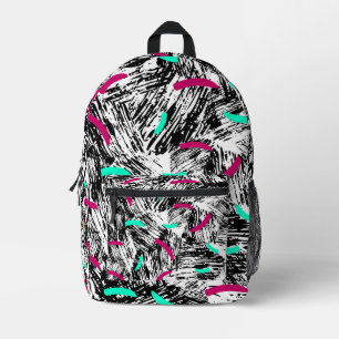 Modernes Abstraktes Muster. Bedruckter Rucksack