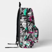 Modernes Abstraktes Muster. Bedruckter Rucksack (Links)