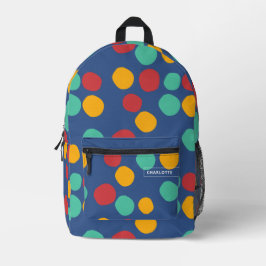 Modernes Abstraktes Muster Bedruckter Rucksack