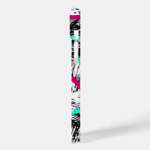 Modernes Abstraktes Muster. Case-Mate iPhone Hülle (Rückseite / Links)