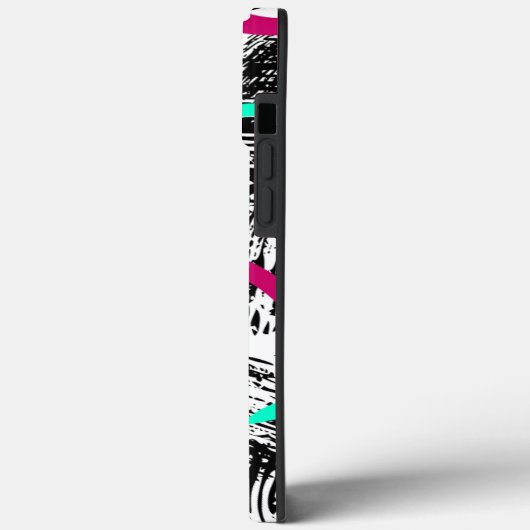 Modernes Abstraktes Muster. Case-Mate iPhone Hülle (Rückseite / Links)