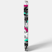 Modernes Abstraktes Muster. Case-Mate iPhone Hülle (Rückseite / Links)