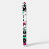 Modernes Abstraktes Muster. Case-Mate iPhone Hülle (Rückseite / Links)