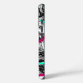 Modernes Abstraktes Muster. Case-Mate iPhone Hülle (Rückseite / Links)