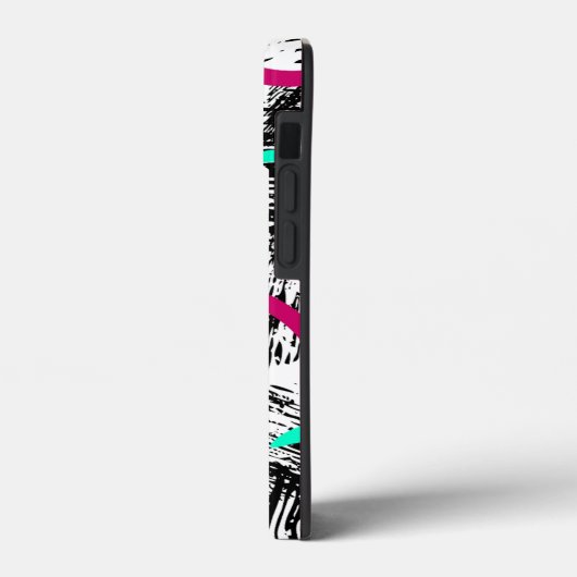 Modernes Abstraktes Muster. Case-Mate iPhone Hülle (Rückseite / Links)