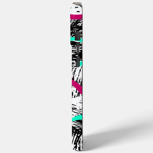 Modernes Abstraktes Muster. Case-Mate iPhone Hülle (Rückseite / Links)