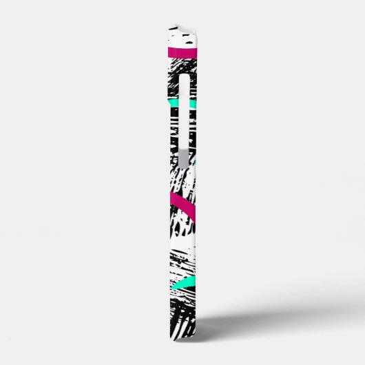 Modernes Abstraktes Muster. Case-Mate iPhone Hülle (Rückseite / Links)