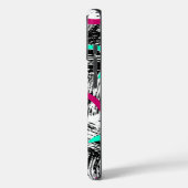 Modernes Abstraktes Muster. Case-Mate iPhone Hülle (Rückseite / Links)