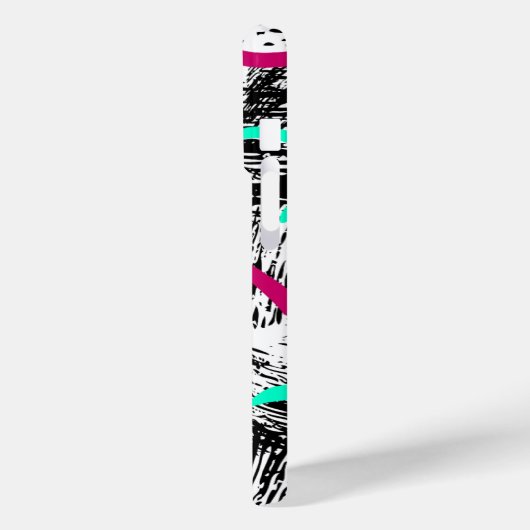 Modernes Abstraktes Muster. Case-Mate iPhone Hülle (Rückseite / Links)