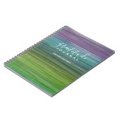 Modernes Abstraktes Muster Dankbarkeit Journal und Notizblock (Linke Seite)