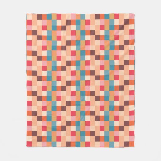 Modernes Abstraktes Muster Fleecedecke (Vorderseite)