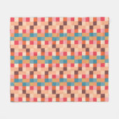 Modernes Abstraktes Muster Fleecedecke (Vorderseite (Horizontal))