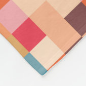 Modernes Abstraktes Muster Fleecedecke (Ecke)