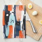 Modernes Abstraktes Muster für Hunde Geschirrtuch (Viertel Falte)