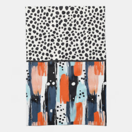 Modernes Abstraktes Muster für Hunde Geschirrtuch