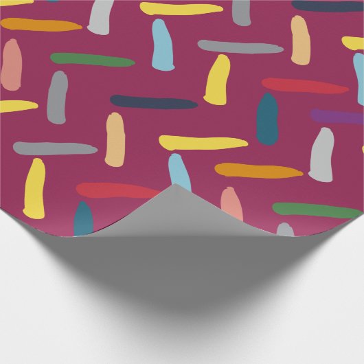 Modernes Abstraktes Muster Geschenkpapier (Ecke)