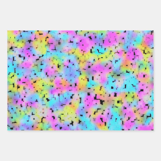 MODERNES, ABSTRAKTES MUSTER GESCHENKPAPIER SET (Vorderseite 2)