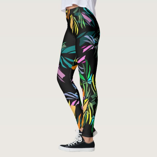 Modernes Abstraktes Muster Leggings (Links)