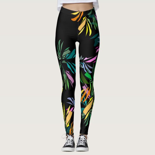 Modernes Abstraktes Muster Leggings (Vorderseite)