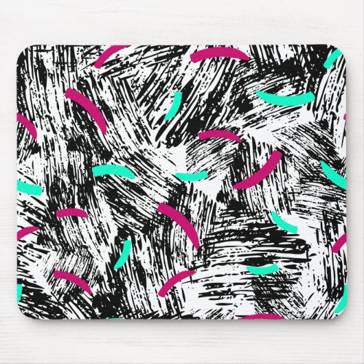 Modernes Abstraktes Muster. leinwand druck Mousepad (Vorne)